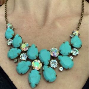 Sorrelli crystal and turquoise necklace